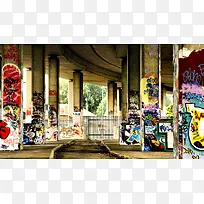 多彩绚丽的游乐场海报背景-空若网 多彩绚丽的游乐场海报背景-空若网