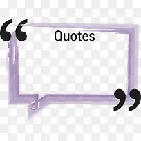 紫色水彩方形对话框-空若网 紫色水彩方形对话框-空若网