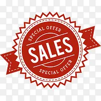 创意勋章促销标签矢量素材-空若网 创意勋章促销标签矢量素材-空若网