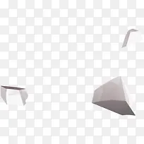 白色几何体漂浮几何体-空若网 白色几何体漂浮几何体-空若网