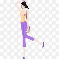 背包美女-空若网 背包美女-空若网