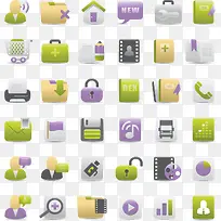 黄绿色博客图标矢量-空若网 黄绿色博客图标矢量-空若网