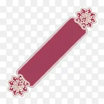 红色对称花纹素材-空若网 红色对称花纹素材-空若网