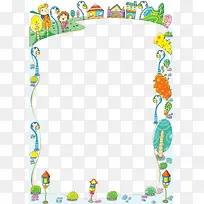儿童卡通边框-空若网 儿童卡通边框-空若网