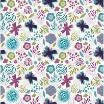 多彩花纹底纹-空若网 多彩花纹底纹-空若网