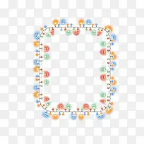 小花霓虹灯边框-空若网 小花霓虹灯边框-空若网