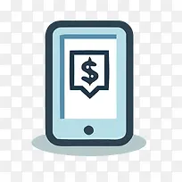 矢量手机消费提醒素材-空若网 矢量手机消费提醒素材-空若网