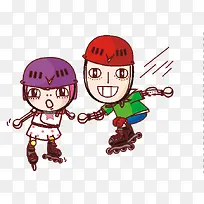 卡通手绘人物-空若网 卡通手绘人物-空若网