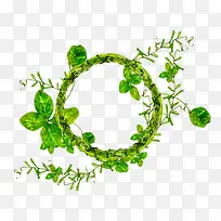 春天绿色草环装饰-空若网 春天绿色草环装饰-空若网