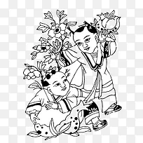 矢量古人-空若网 矢量古人-空若网