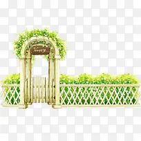 花圃花园水彩-空若网 花圃花园水彩-空若网