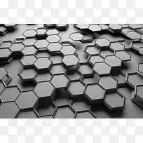 立体六边形蜂状背景-空若网 立体六边形蜂状背景-空若网