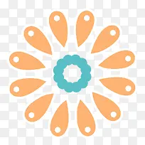 对称环形的花瓣片片-空若网 对称环形的花瓣片片-空若网