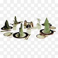 酒店餐桌餐具-空若网 酒店餐桌餐具-空若网