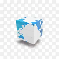 创意立方体地球-空若网 创意立方体地球-空若网
