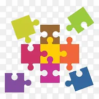 彩色拼图方块-空若网 彩色拼图方块-空若网