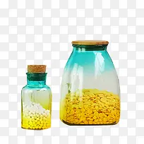 渐变蓝色玻璃花瓶-空若网 渐变蓝色玻璃花瓶-空若网