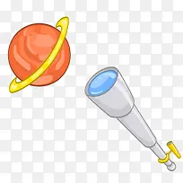 矢量望远镜天体素材-空若网 矢量望远镜天体素材-空若网