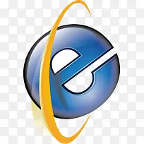 手绘IE浏览器图标-空若网 手绘IE浏览器图标-空若网