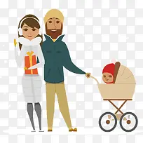 父母婴儿手推车海报素材-空若网 父母婴儿手推车海报素材-空若网