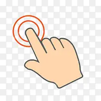 手指点击图标-空若网 手指点击图标-空若网