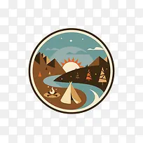 扁平化风景-空若网 扁平化风景-空若网