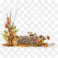 卡通树木小松鼠绿草-空若网 卡通树木小松鼠绿草-空若网