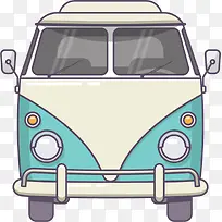 对称矢量卡通露营车-空若网 对称矢量卡通露营车-空若网