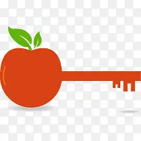 矢量苹果钥匙素材-空若网 矢量苹果钥匙素材-空若网