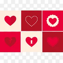 大红色爱心按钮-空若网 大红色爱心按钮-空若网