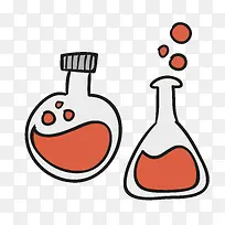 矢量烧瓶烧杯素材-空若网 矢量烧瓶烧杯素材-空若网