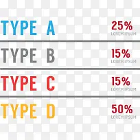 多彩百分比线条-空若网 多彩百分比线条-空若网