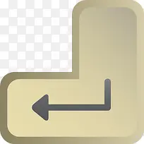 回车键png矢量元素-空若网 回车键png矢量元素-空若网