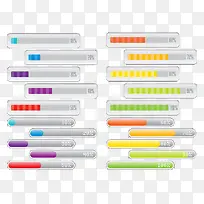 加载条状多彩素材-空若网 加载条状多彩素材-空若网