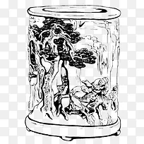 手绘杯子-空若网 手绘杯子-空若网