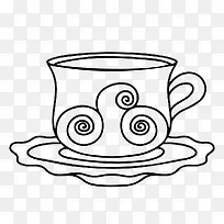 极简杯子画-空若网 极简杯子画-空若网