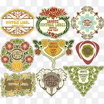 矢量复古标签-空若网 矢量复古标签-空若网