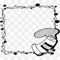 手绘插画画框素材-空若网 手绘插画画框素材-空若网