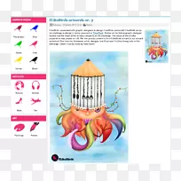 平面设计艺术-爱情鸟-空若网 平面设计艺术-爱情鸟-空若网