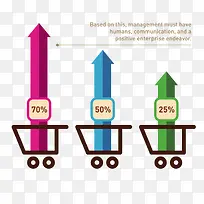 扁平化商务百分数上升ppt矢量-空若网 扁平化商务百分数上升ppt矢量-空若网