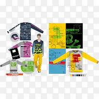 时尚男装矢量图-空若网 时尚男装矢量图-空若网