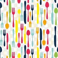 矢量背景的餐具-空若网 矢量背景的餐具-空若网