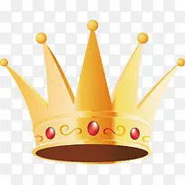 矢量手绘精美镶嵌宝石的皇冠-空若网 矢量手绘精美镶嵌宝石的皇冠-空若网