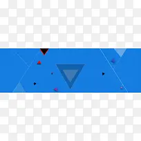 蓝色几何背景-空若网 蓝色几何背景-空若网