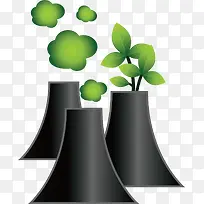 烟囱png矢量素材-空若网 烟囱png矢量素材-空若网