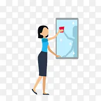 矢量擦玻璃素材-空若网 矢量擦玻璃素材-空若网