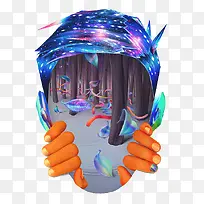 手绘头像插画-空若网 手绘头像插画-空若网