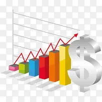 立体柱形信息图表-空若网 立体柱形信息图表-空若网