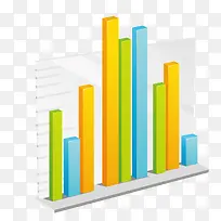 立体柱形信息图表-空若网 立体柱形信息图表-空若网