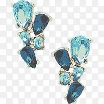 Multi Stone Stud Earring�𱴿�����-������